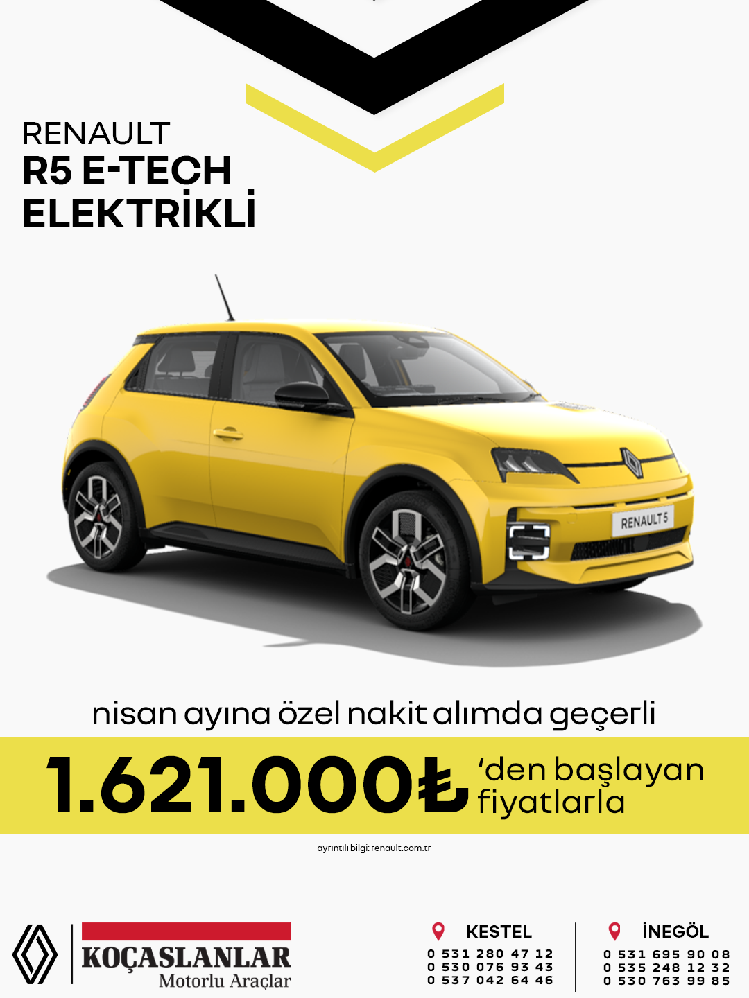 Nisan ayına özel nakit alım fırsatlarıyla şimdi daha ulaşılabilir.