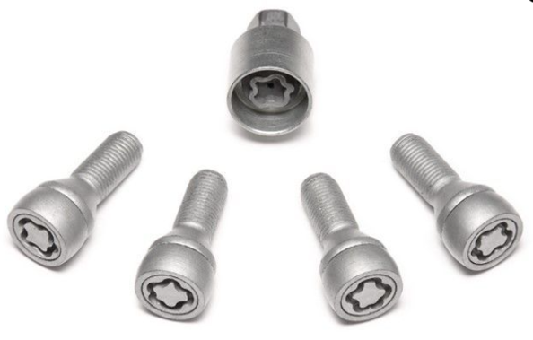 Renault 5 - Hırsızlık Önleme Civataları - M12 Bijon (4 Civatalı Set)